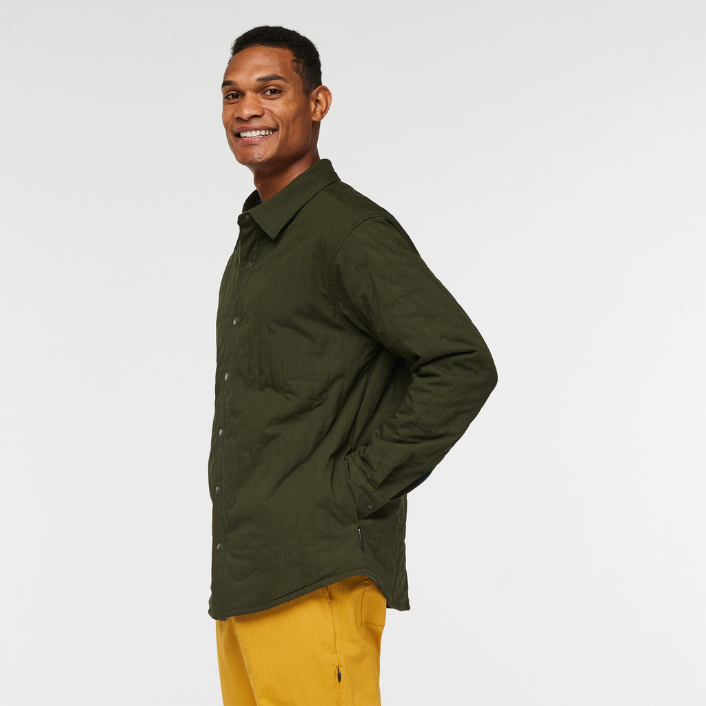 Salto Insulated Flannel Jacket - Men's, Woods Plaid, Model Jason