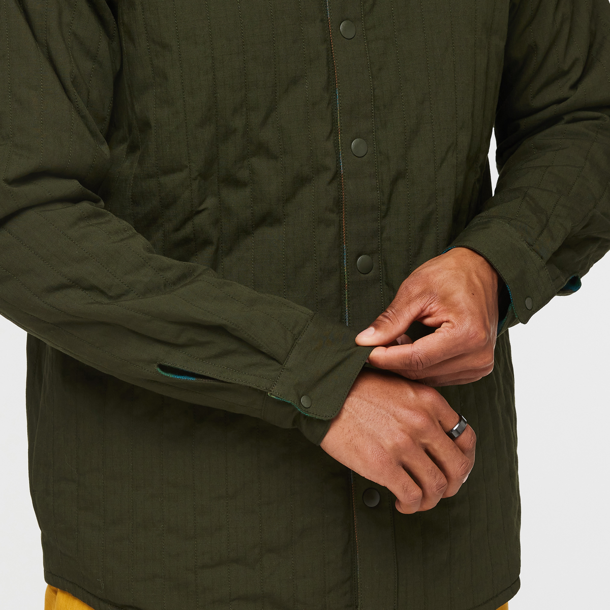 Salto Insulated Flannel Jacket - Men's, Woods Plaid, Model Jason