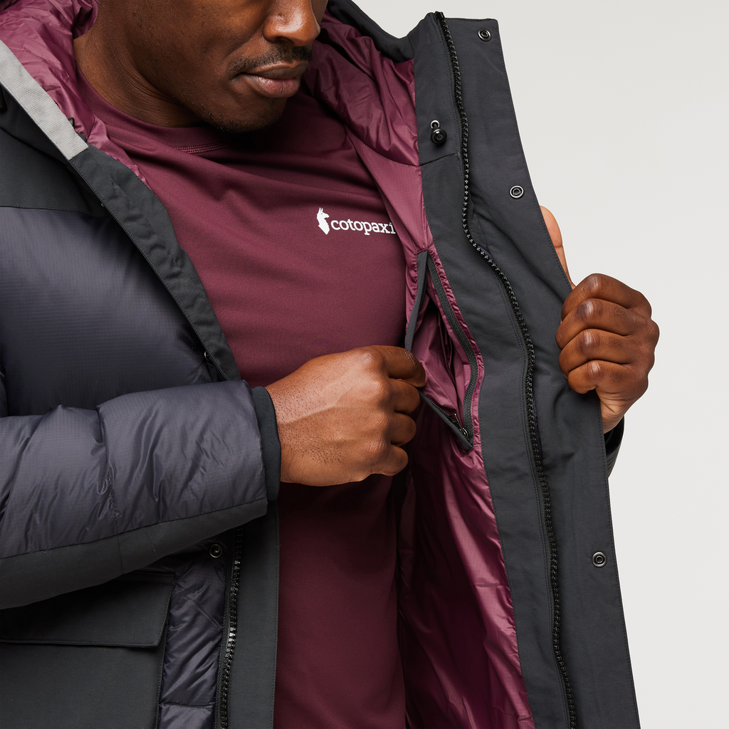 Solazo Down Parka - Men's, Cotopaxi Black, Model Jeremy