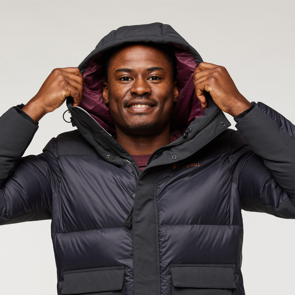 Solazo Down Parka - Men's, Cotopaxi Black, Model Jeremy