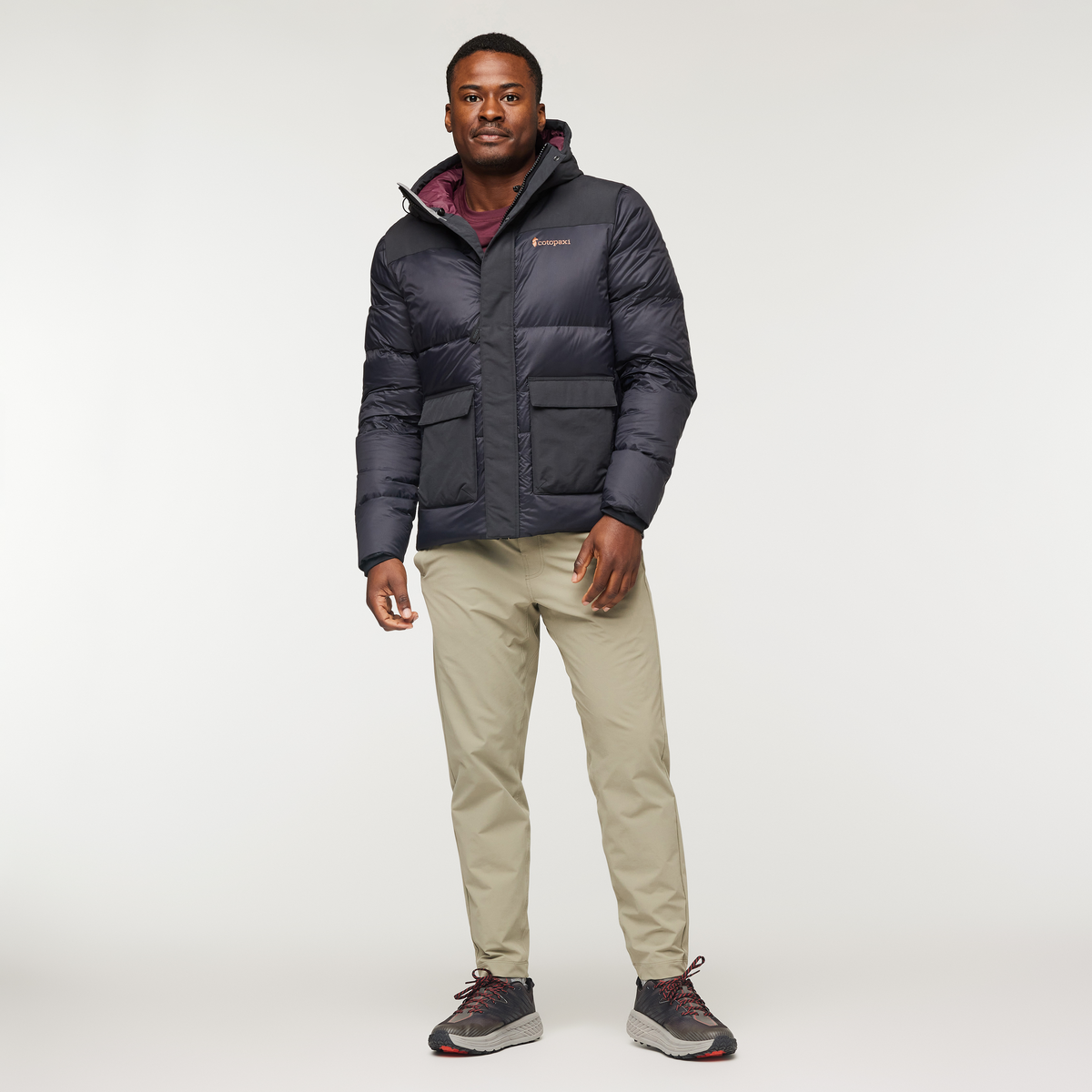 Solazo Down Parka - Men's, Cotopaxi Black, Model Jeremy