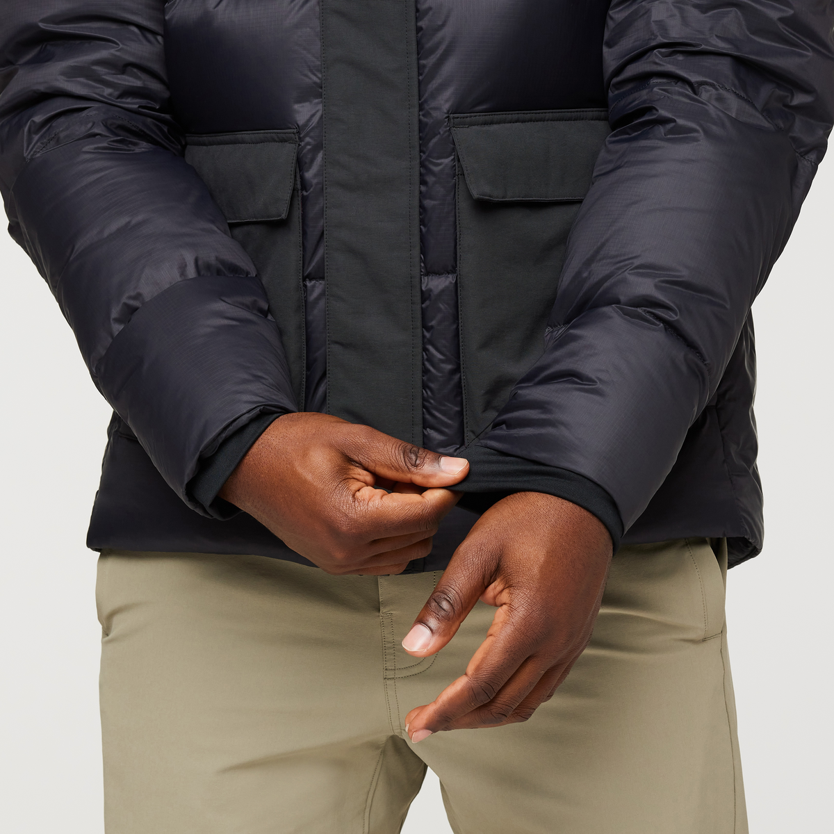 Solazo Down Parka - Men's, Cotopaxi Black, Model Jeremy