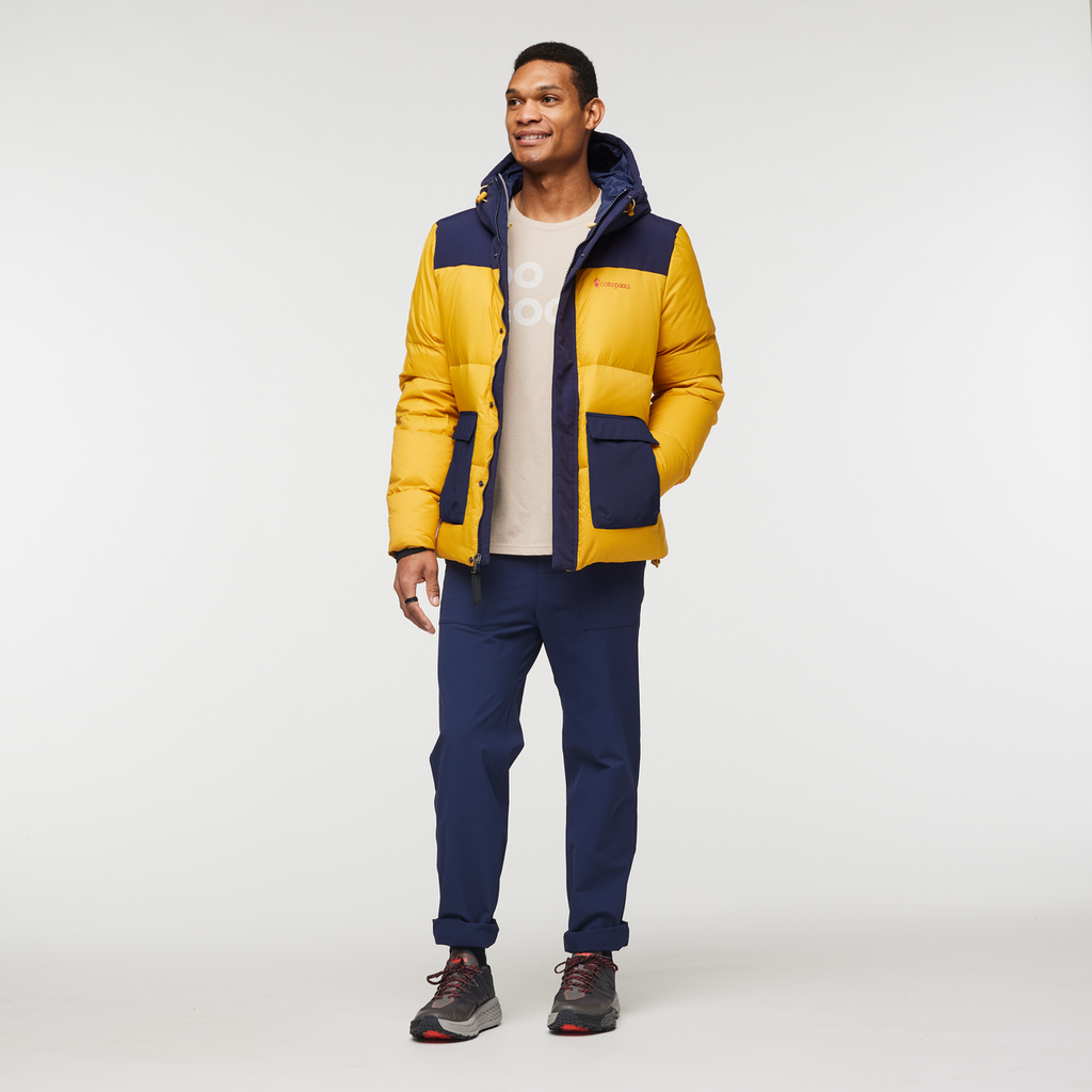 Solazo Down Parka - Men's, Maritime/Amber, Model Jason