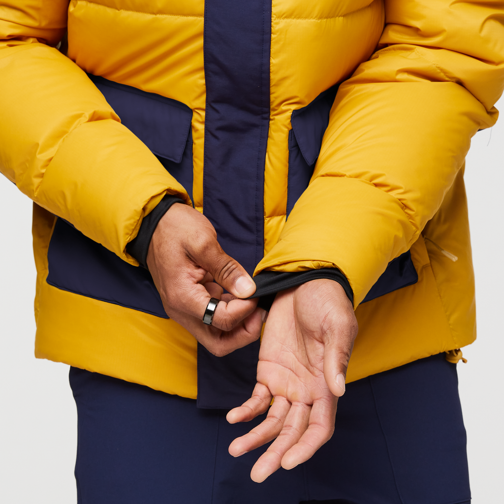 Solazo Down Parka - Men's, Maritime/Amber, Model Jason
