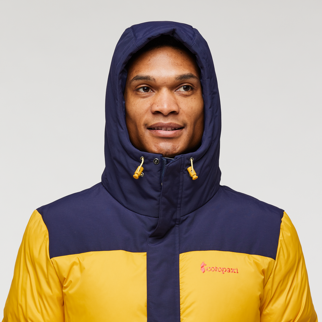 Solazo Down Parka - Men's, Maritime/Amber, Model Jason