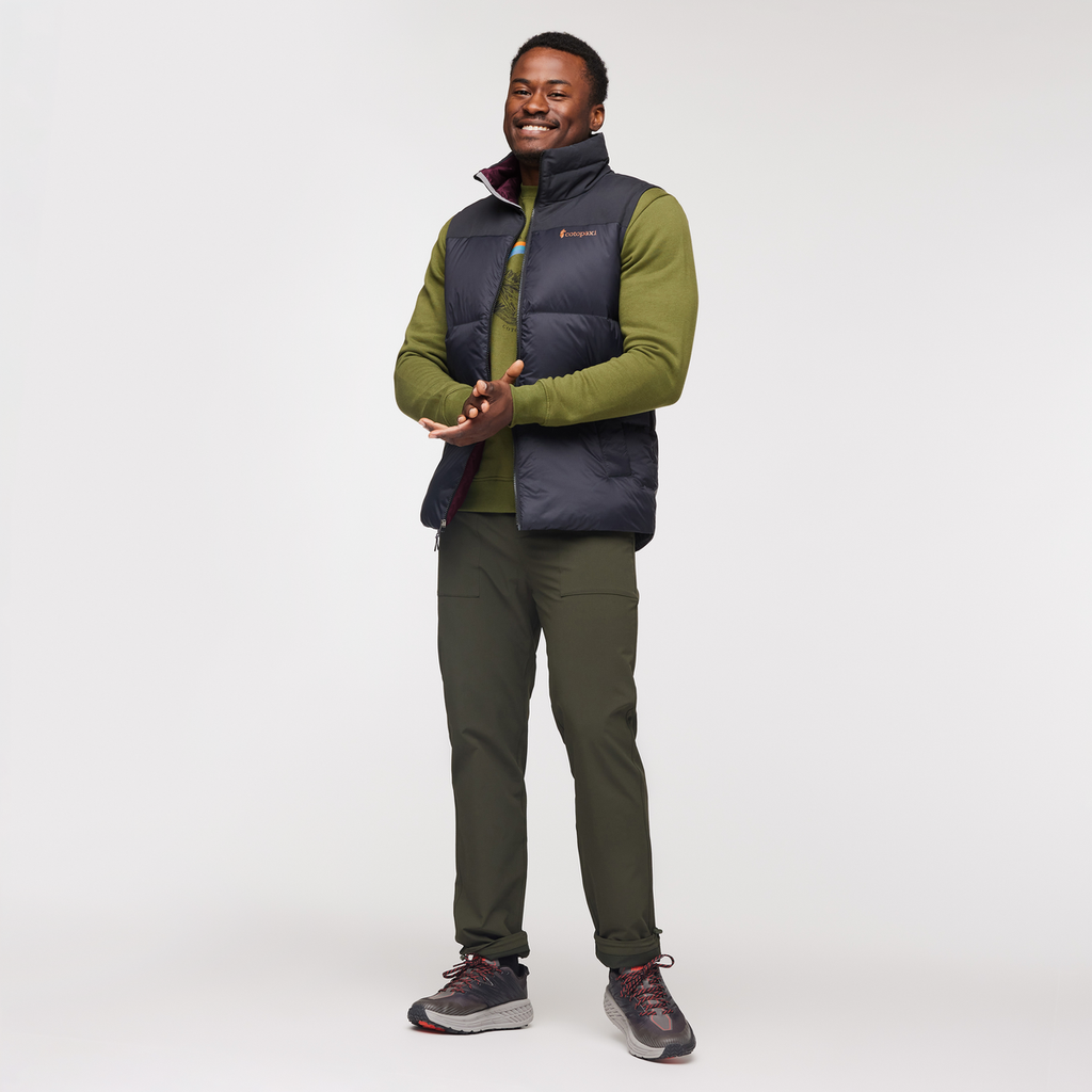 Solazo Down Vest - Men's, Black, Model Jeremy