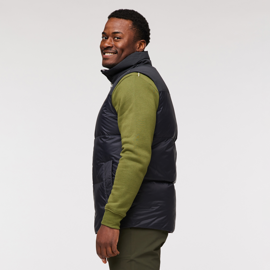 Solazo Down Vest - Men's, Black, Model Jeremy