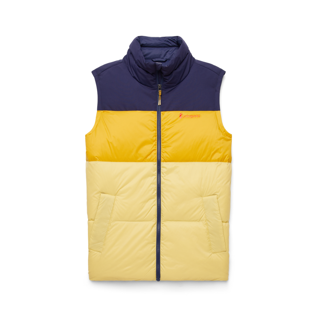 Solazo Down Vest - Men's, Maritime/Amber, Model Jeremy