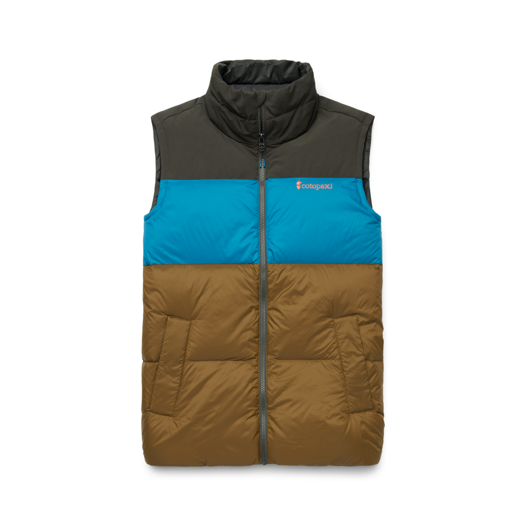 Solazo Down Vest - Men's, Woods/Gulf, Model Jeremy