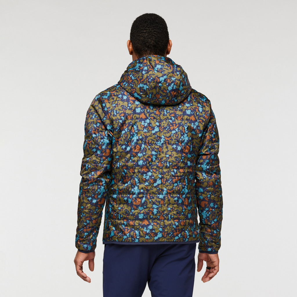 Teca Cálido Hooded Jacket - Print - Men's, Drop Cloth, Model Jason