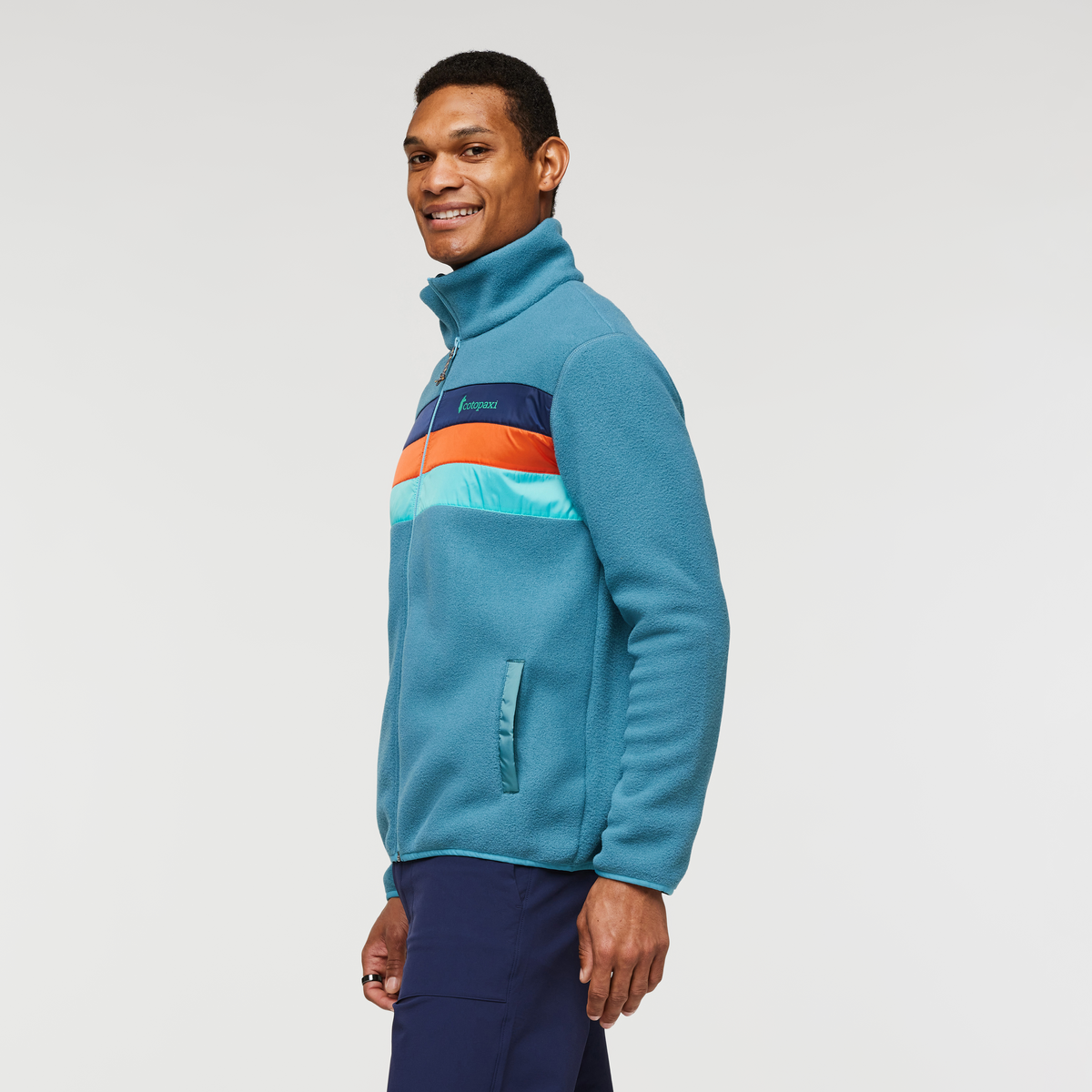 Teca Fleece Full-Zip Jacket - Men's, Headwinds, Model Jason
