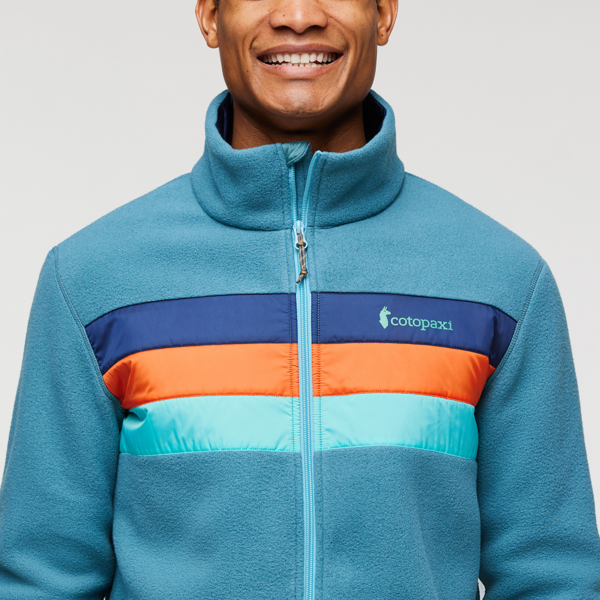 Teca Fleece Full-Zip Jacket - Men's, Headwinds, Model Jason