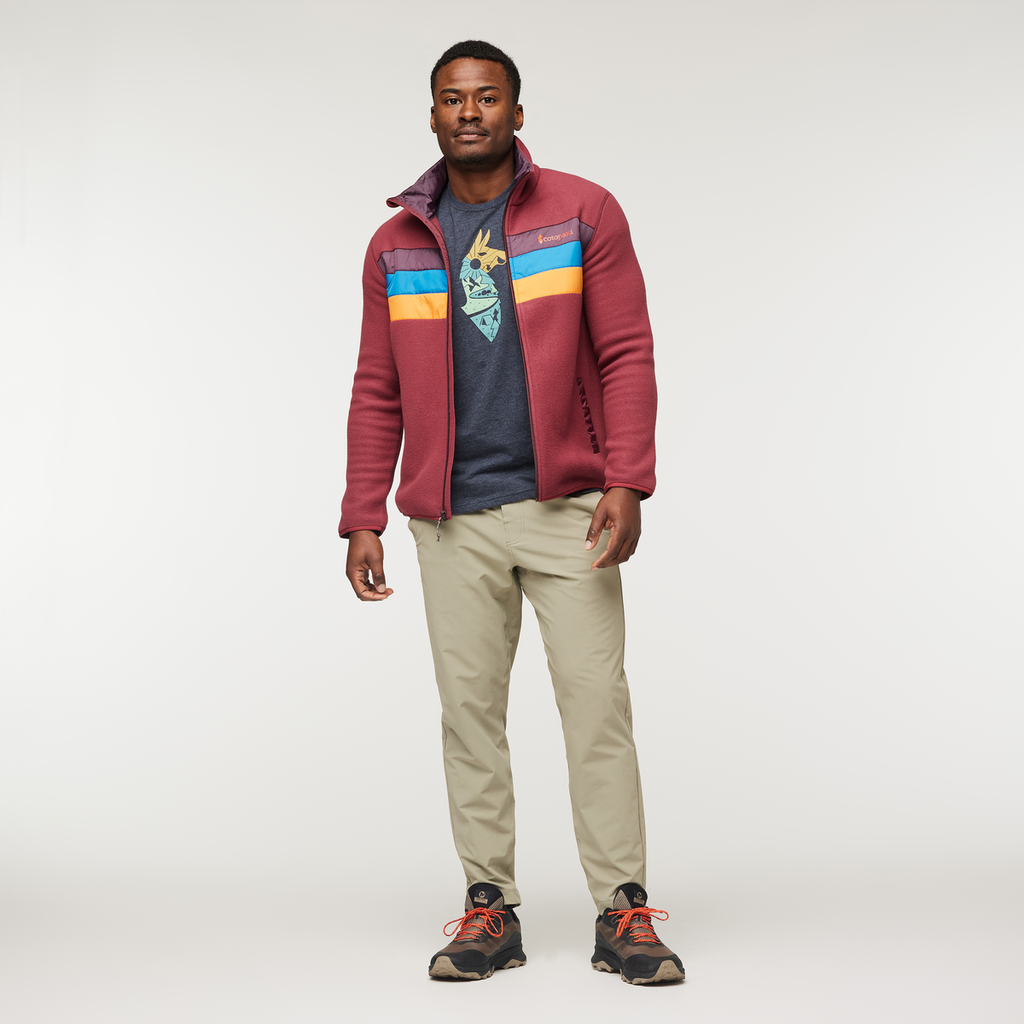 Teca Fleece Full-Zip Jacket - Men's, Turnip Up, Model Jeremy