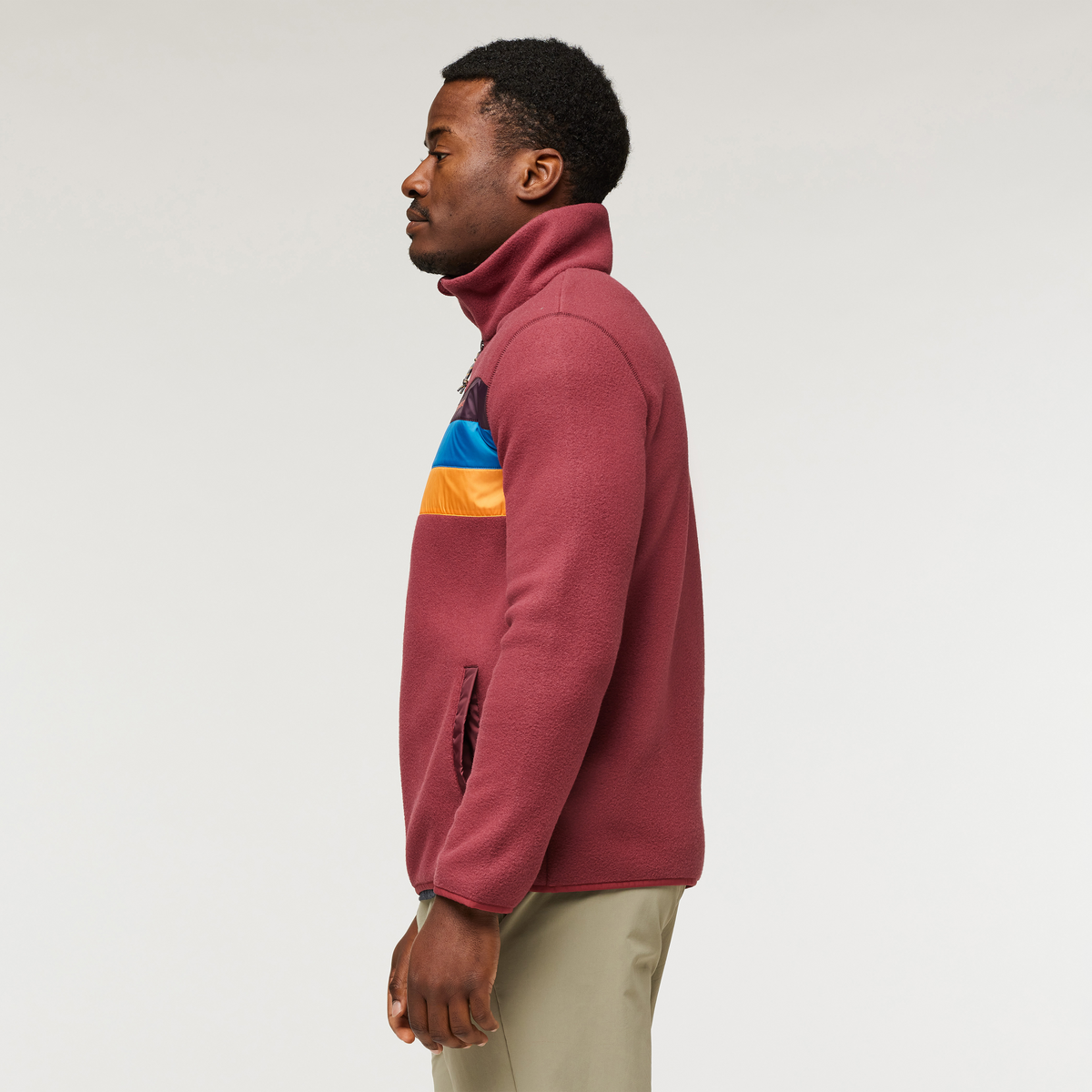 Teca Fleece Full-Zip Jacket - Men's, Turnip Up, Model Jeremy