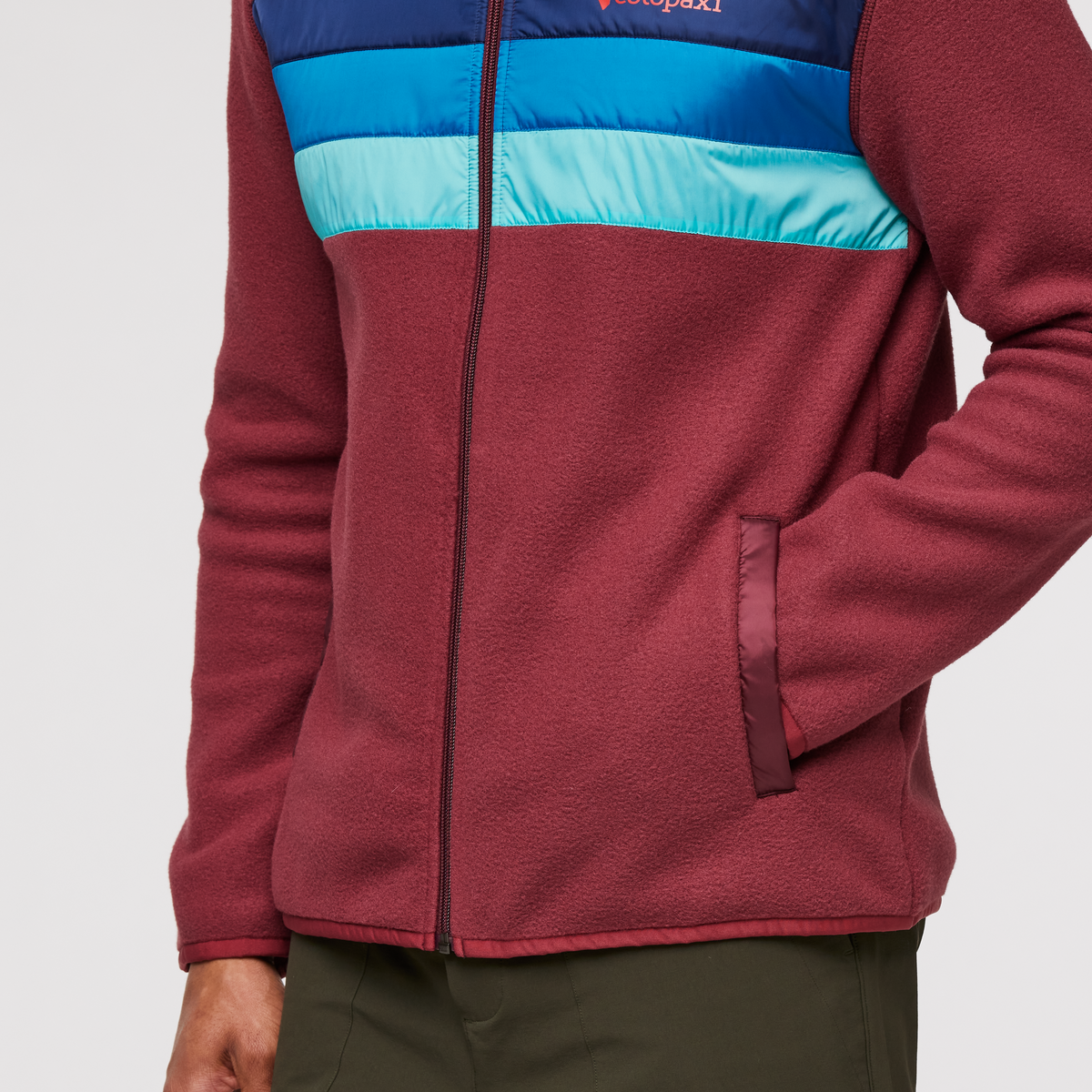 Teca Fleece Hooded Full-Zip Jacket - Men's, Beets Me, Model Jason