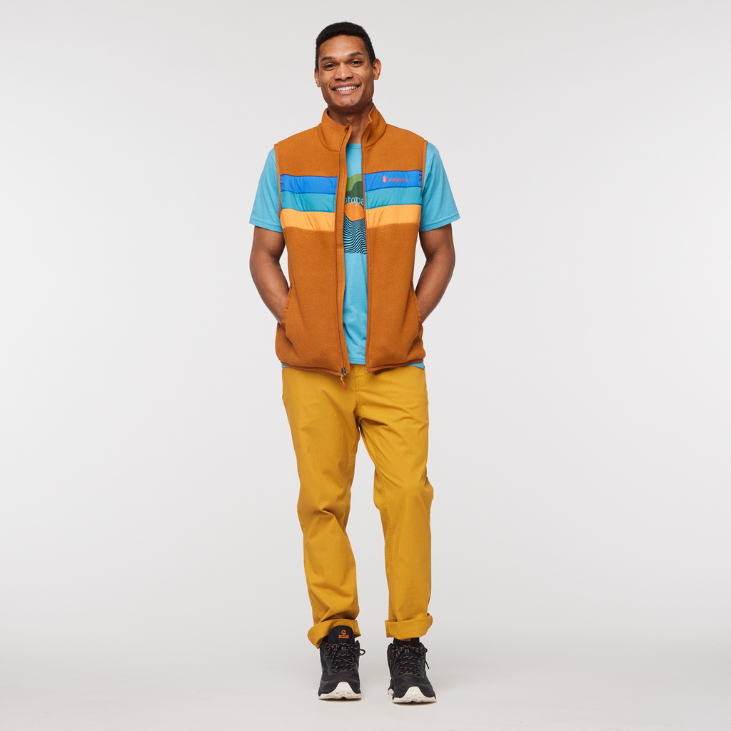 Teca Fleece Vest - Men's, King's Cake, Model Jason