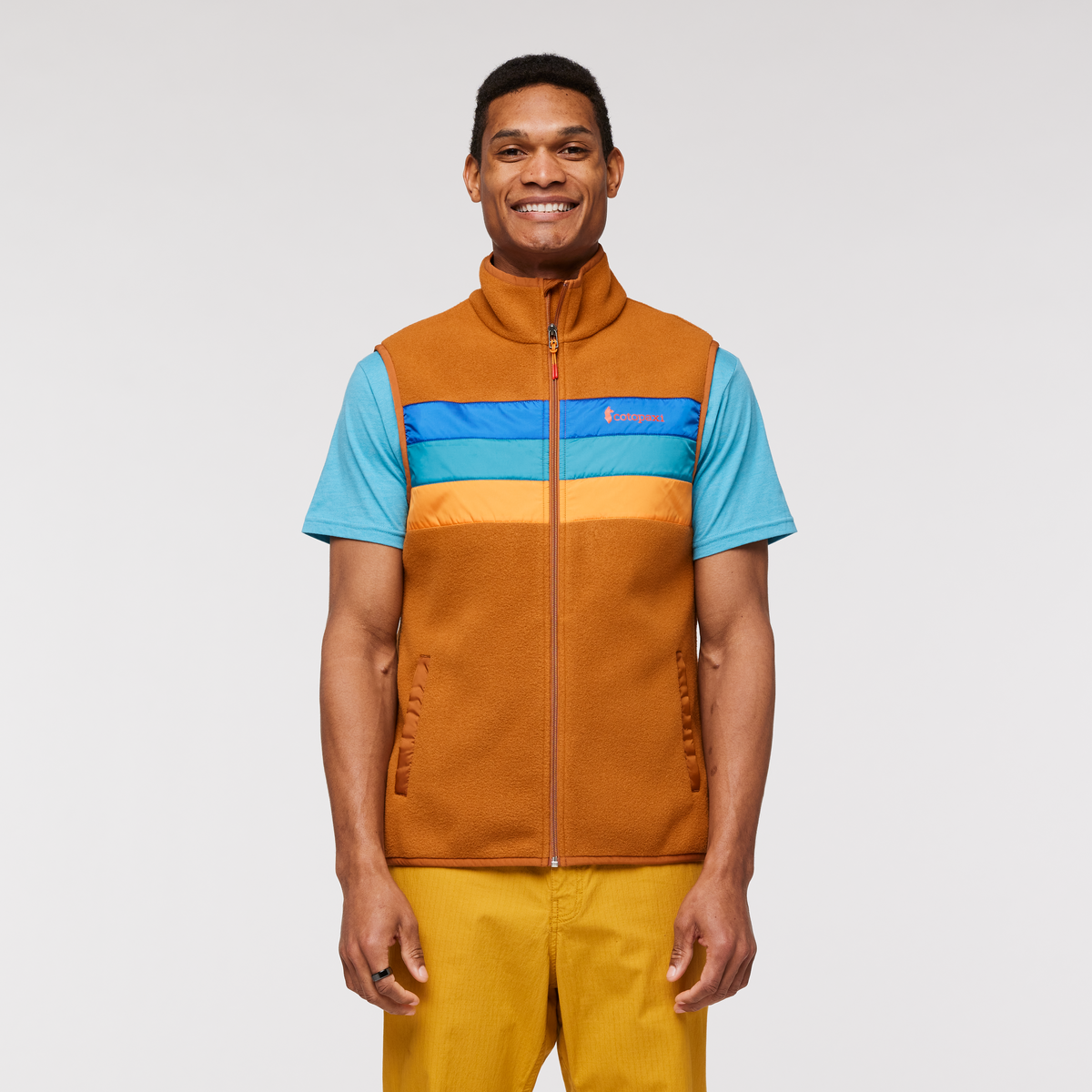 Teca Fleece Vest - Men's, King's Cake, Model Jason