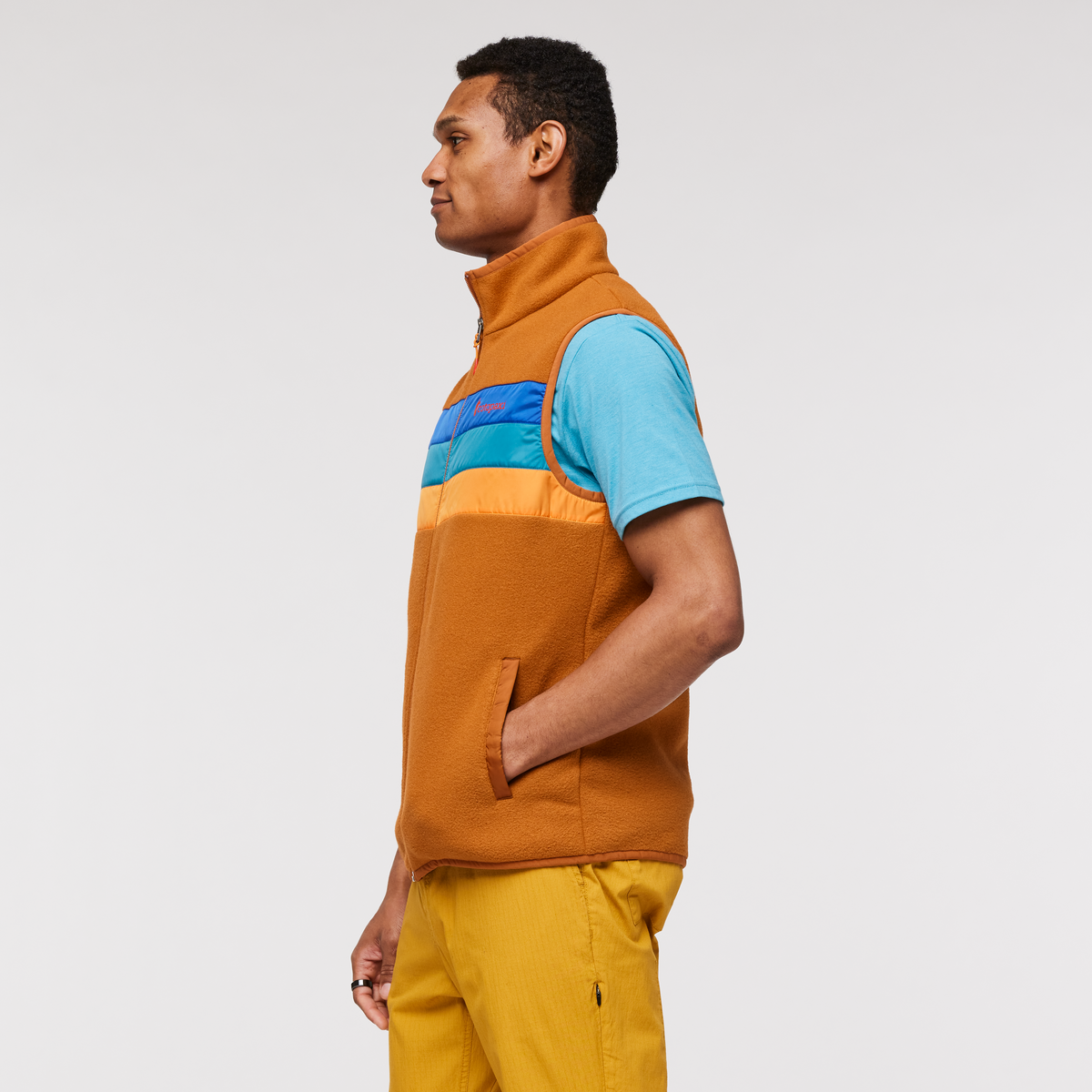 Teca Fleece Vest - Men's, King's Cake, Model Jason