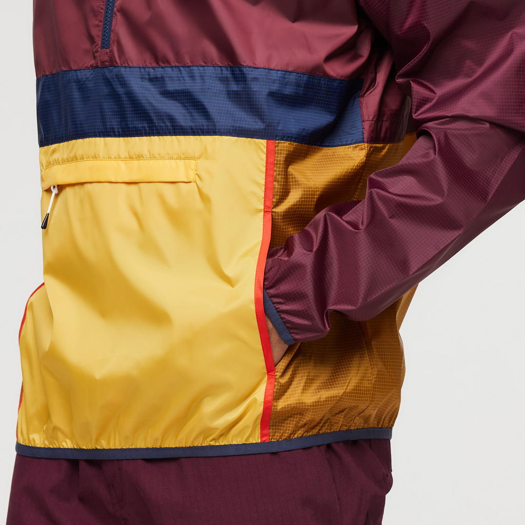 Teca Half-Zip Windbreaker - Men's, Sahara Nights, Model Jason