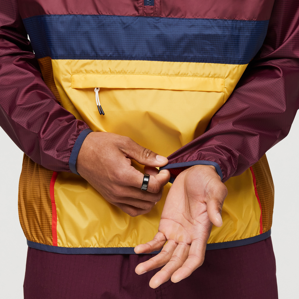 Teca Half-Zip Windbreaker - Men's, Sahara Nights, Model Jason