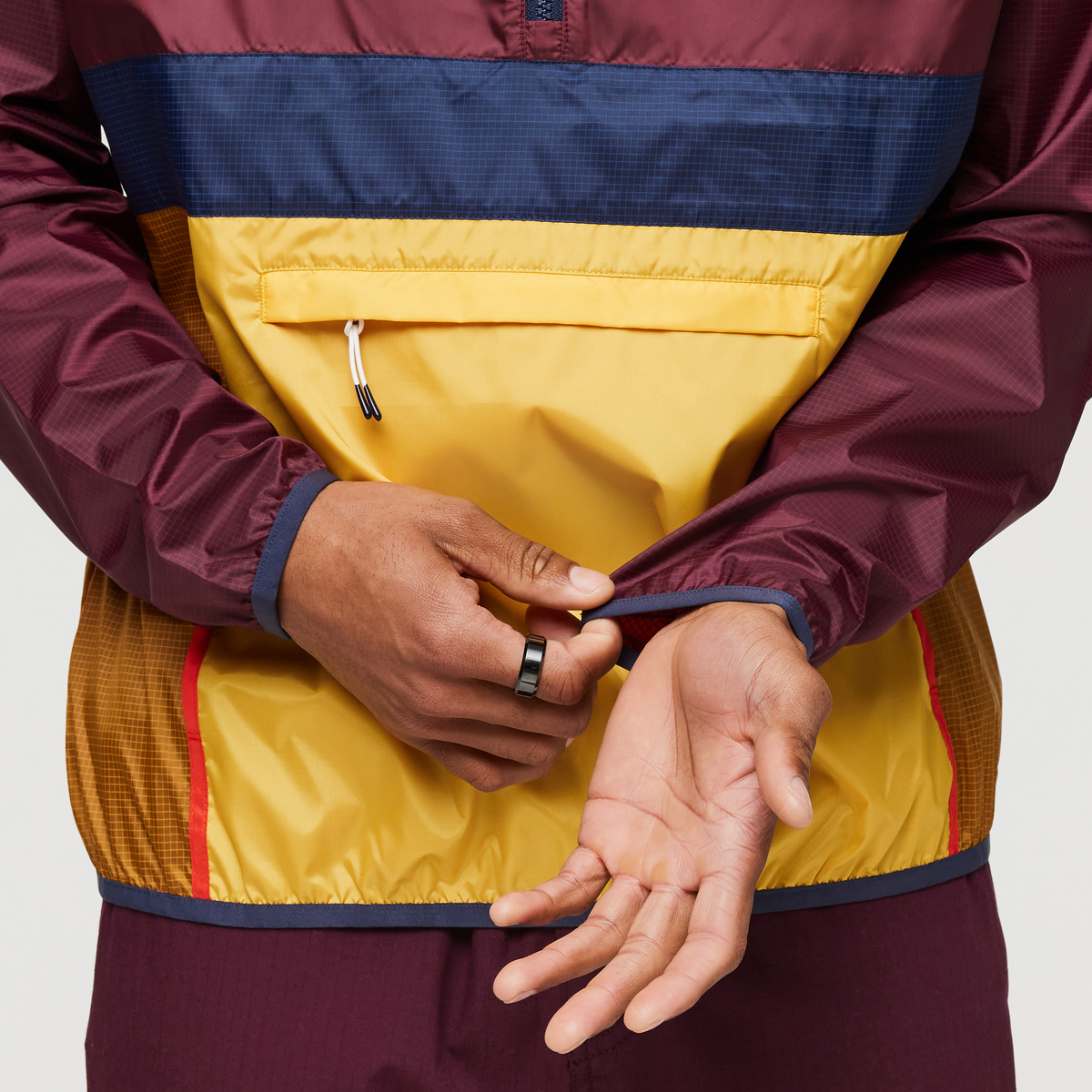 Teca Half-Zip Windbreaker - Men's, Sahara Nights, Model Jason