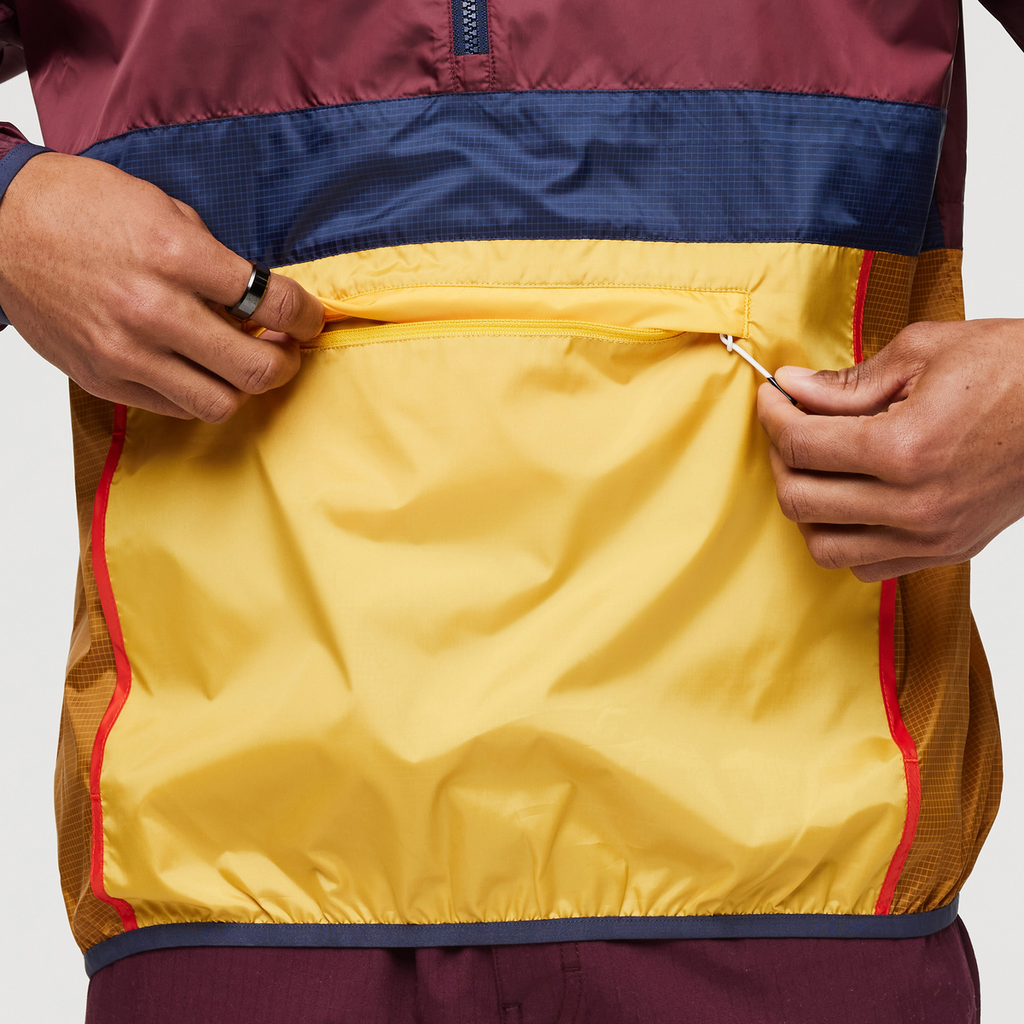 Teca Half-Zip Windbreaker - Men's, Sahara Nights, Model Jason