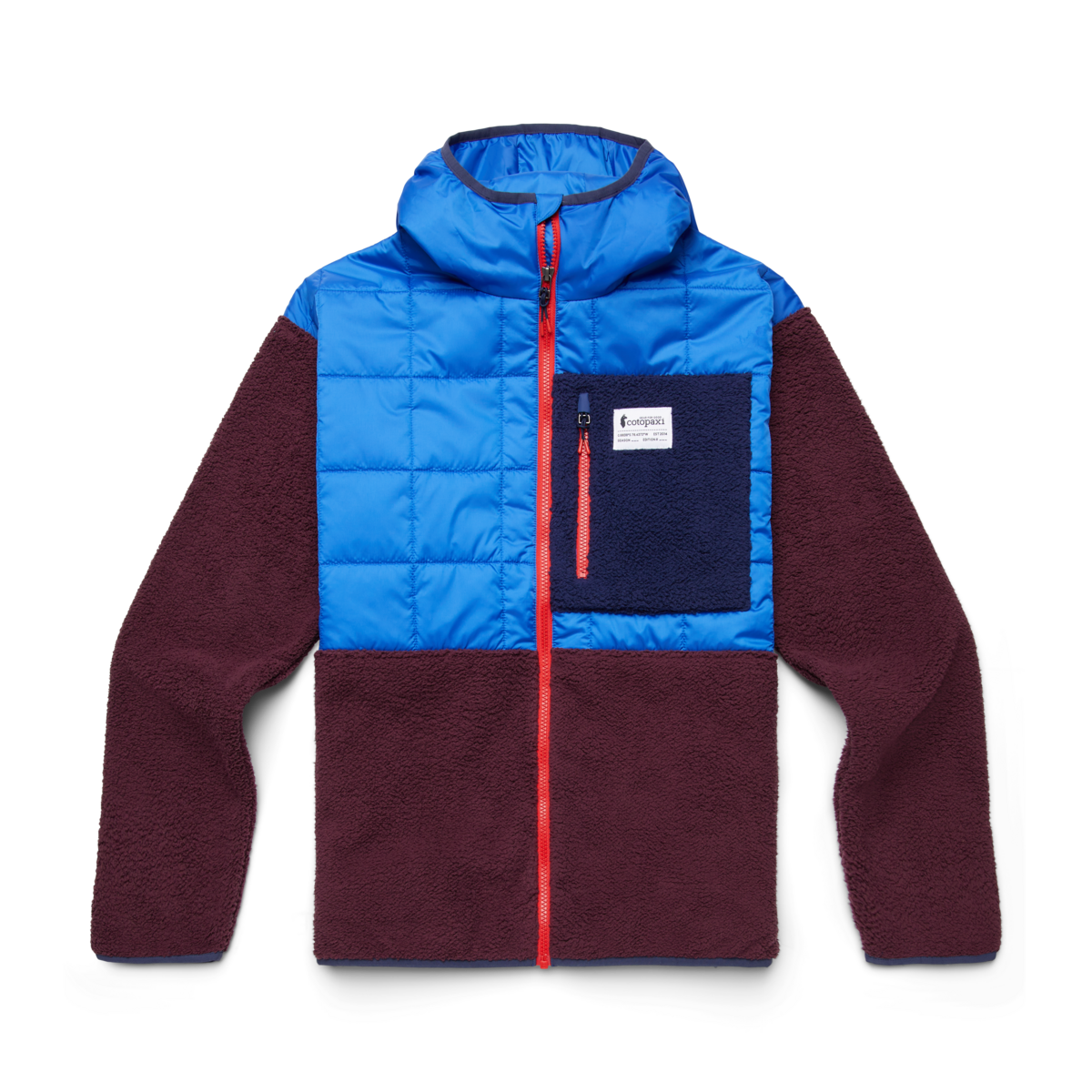 Trico Hybrid Jacket - Men's, Blue Violet/Wine, Model Jeremy