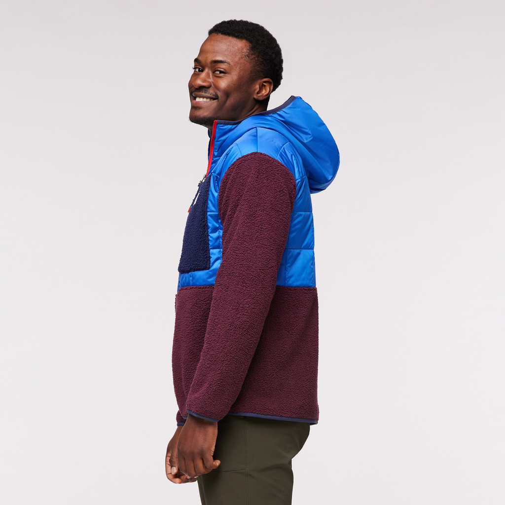Trico Hybrid Jacket - Men's, Blue Violet/Wine, Model Jeremy