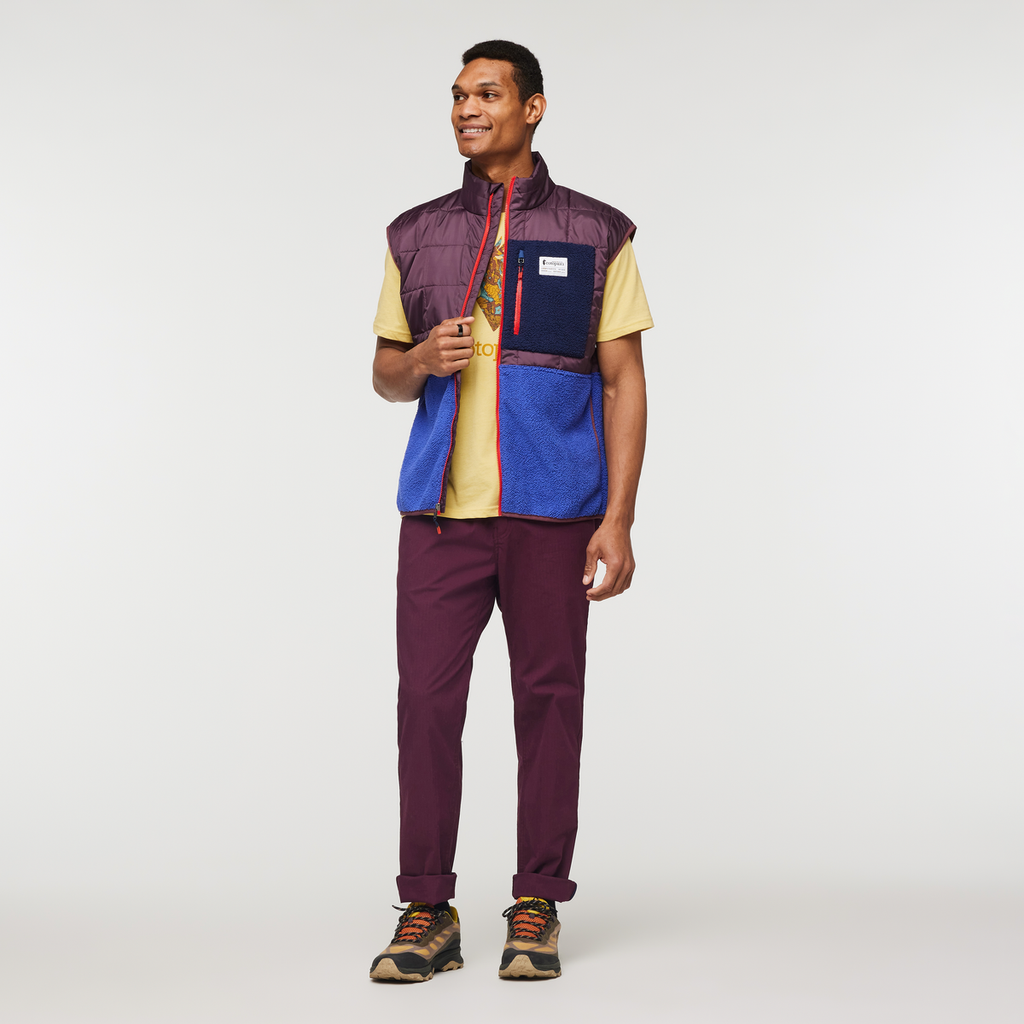 Trico Hybrid Vest - Men's, Wine/Blue Violet, Model Jason