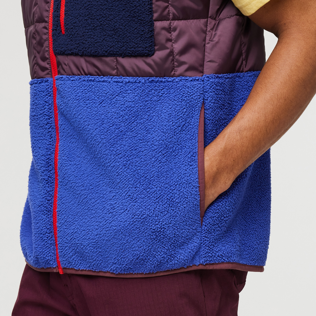 Trico Hybrid Vest - Men's, Wine/Blue Violet, Model Jason
