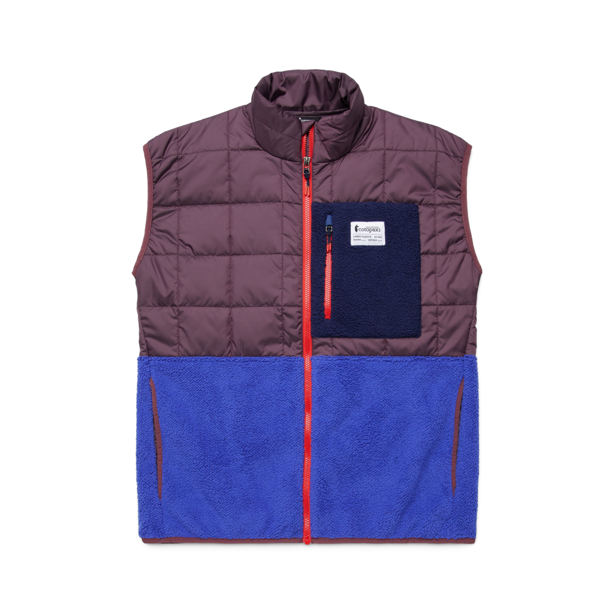 Trico Hybrid Vest - Men's, Wine/Blue Violet