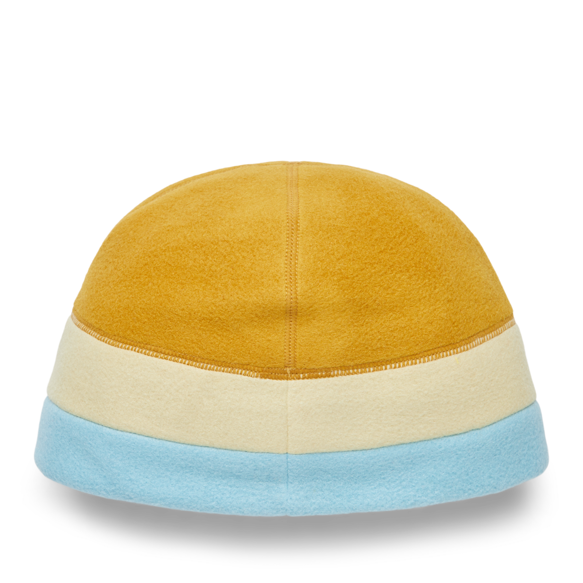 Teca Fleece Beanie, Amber Stripes