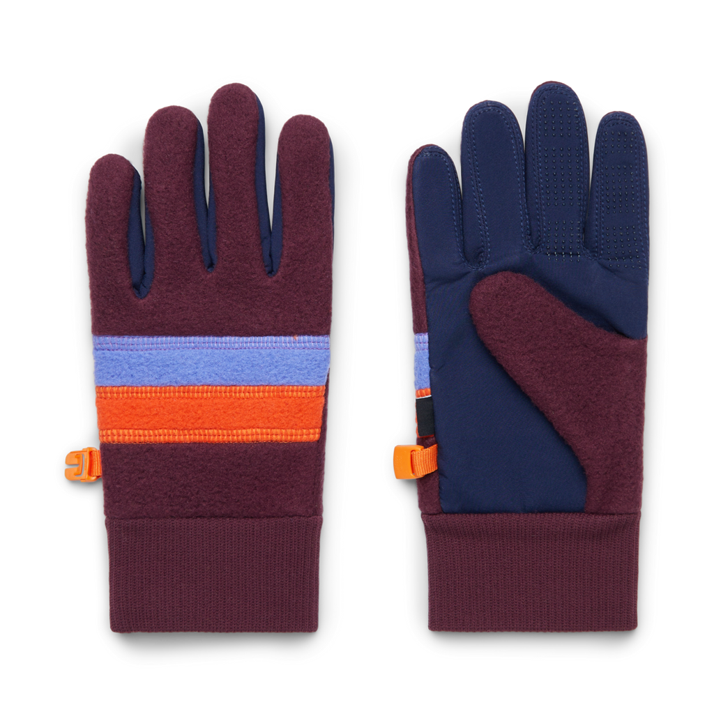 Teca Fleece Gloves, Wine