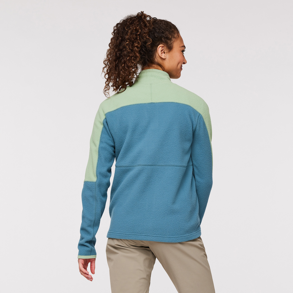 Abrazo Fleece Full-Zip Jacket - Women's, Aspen/Blue Spruce, Model London