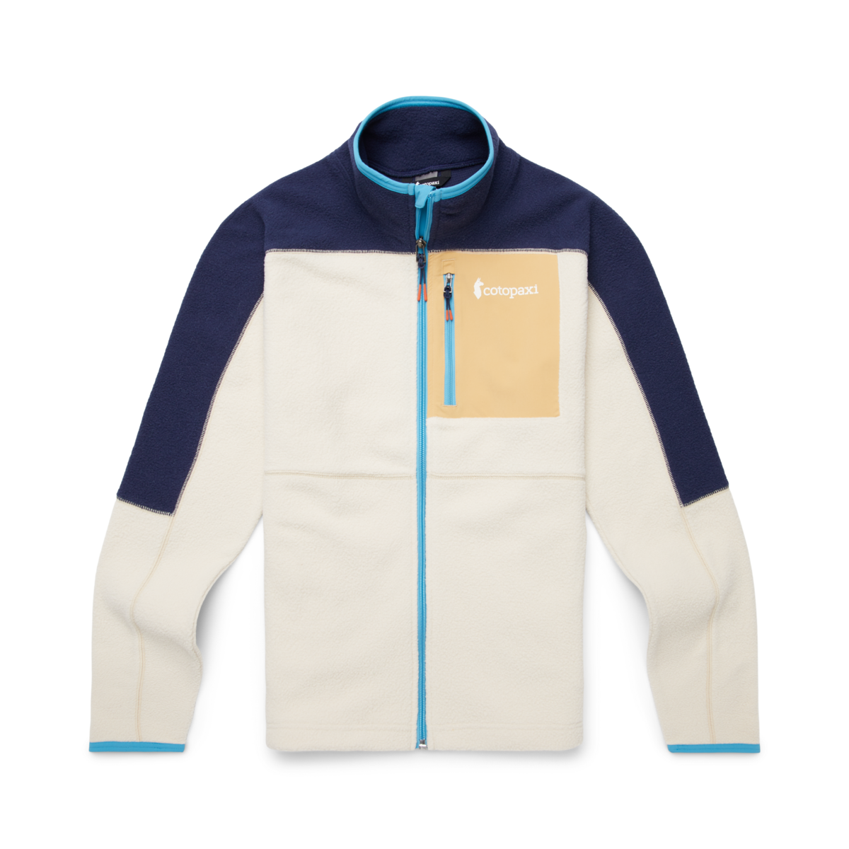 Abrazo Fleece Full-Zip Jacket - Women's, Maritime/Cream, Detail