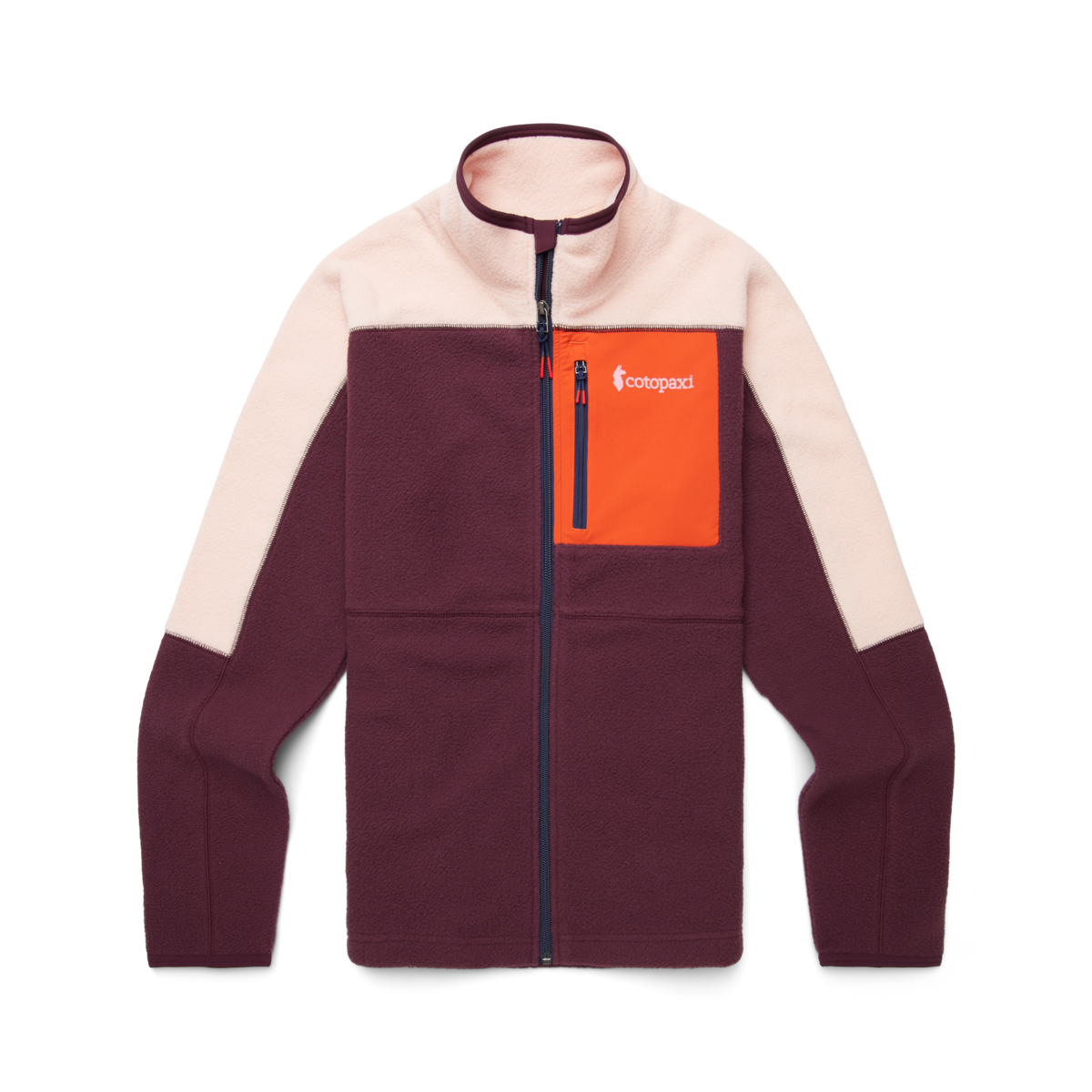 Abrazo Fleece Full-Zip Jacket - Women's, Rosewood/Wine, Detail