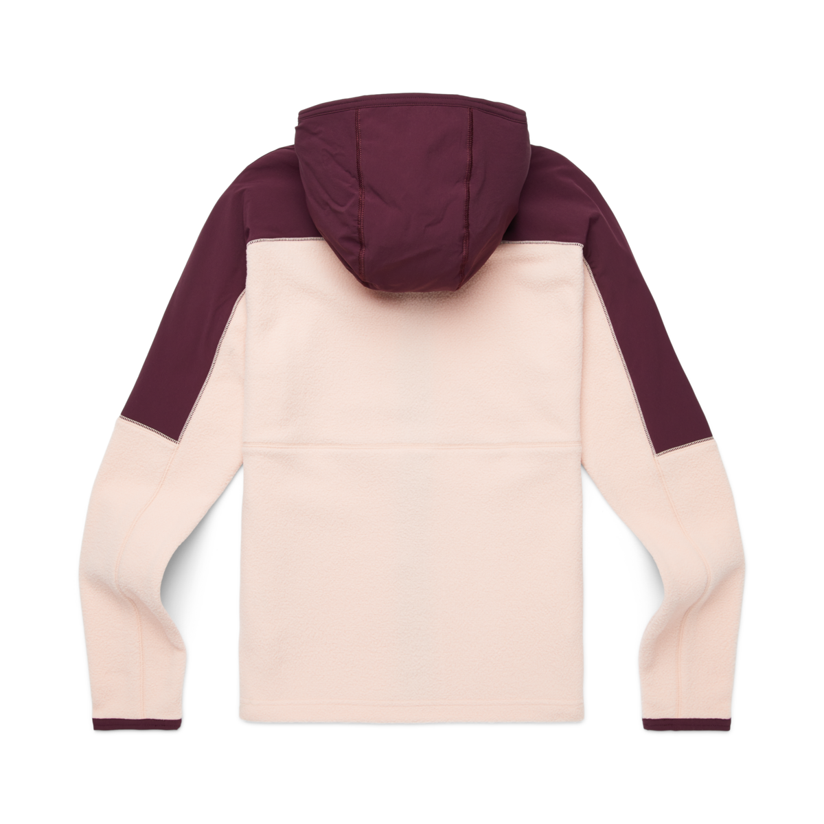 Abrazo Fleece Hooded Full-Zip Jacket - Women's, Wine/Rosewood, Detail