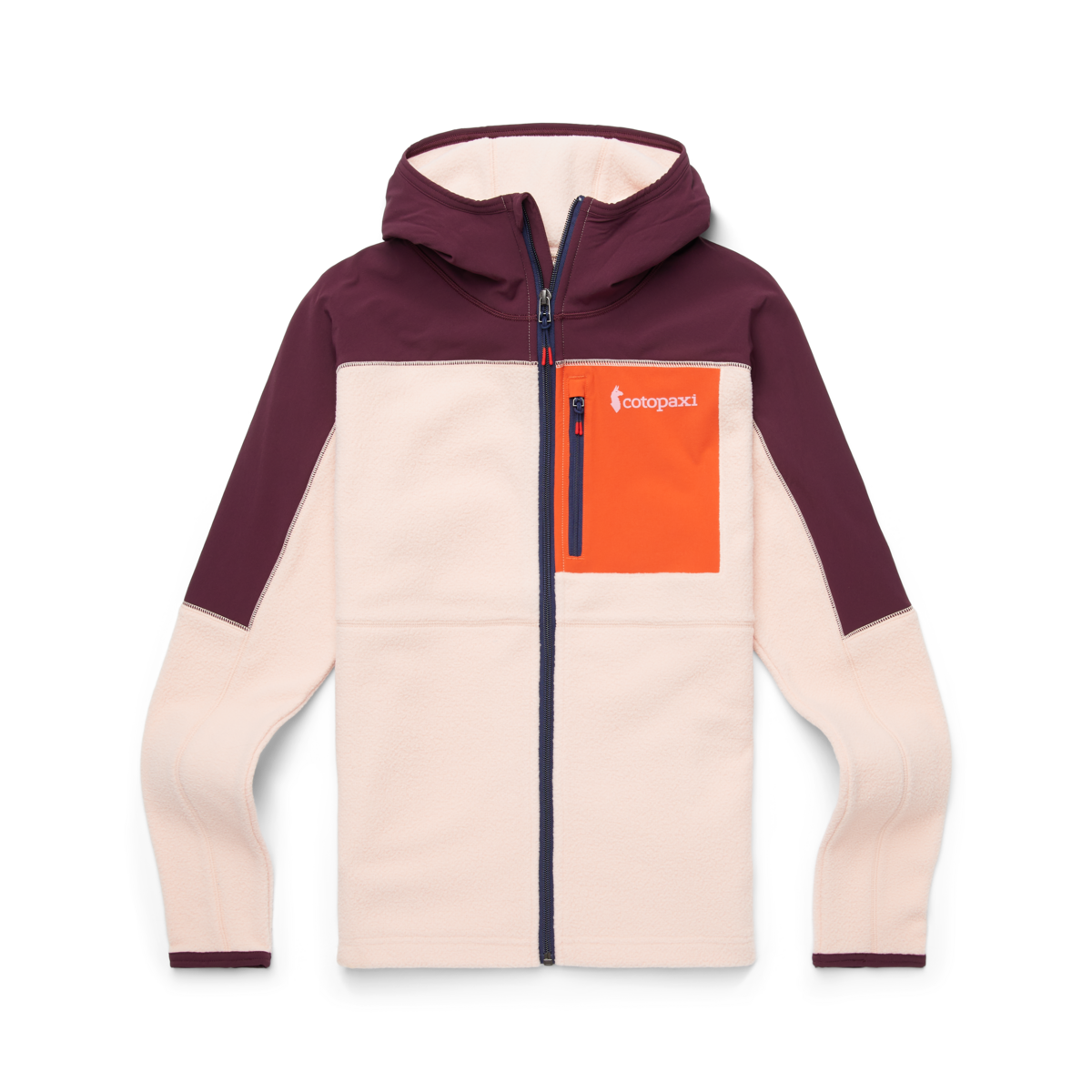 Abrazo Fleece Hooded Full-Zip Jacket - Women's, Wine/Rosewood