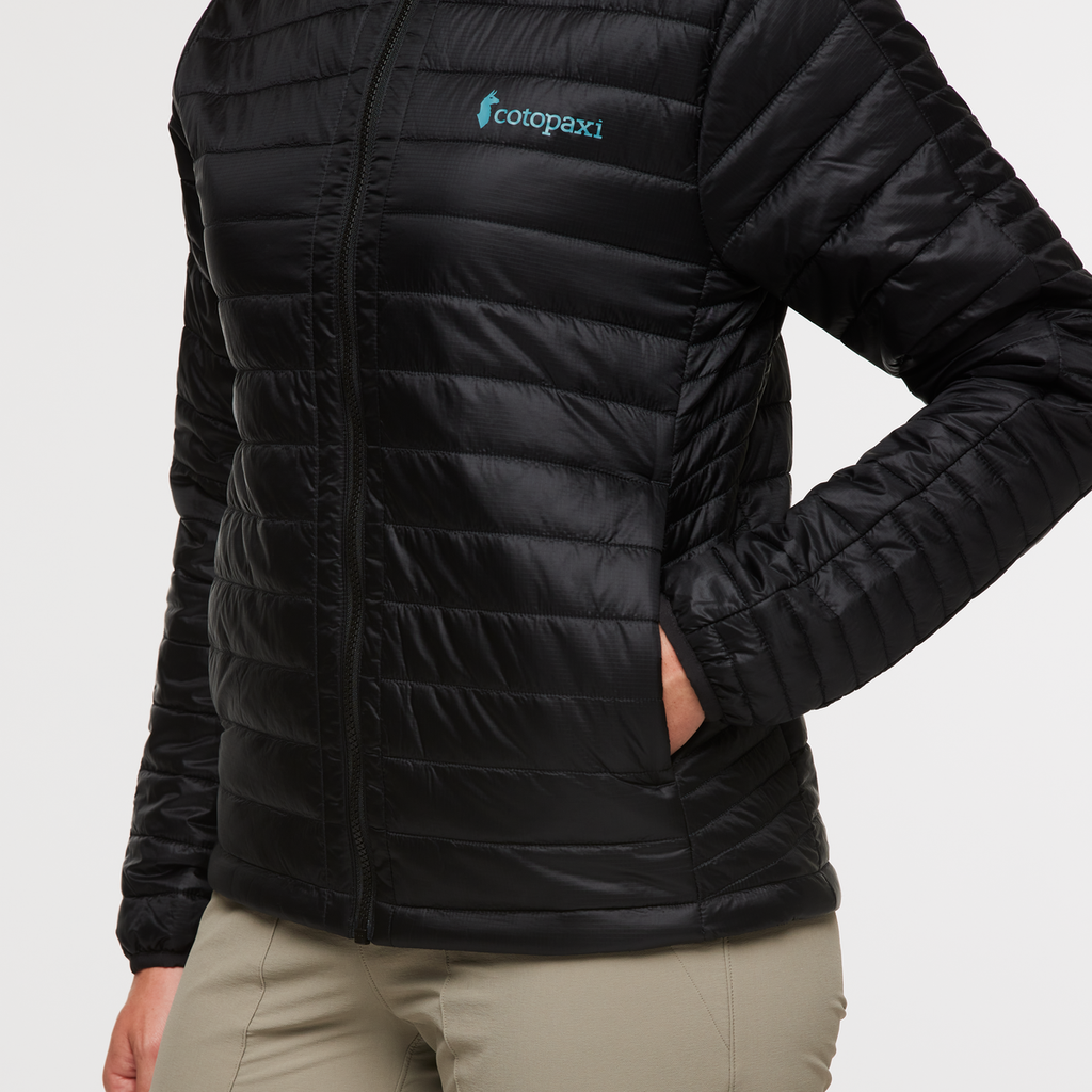 Capa Insulated Hooded Jacket - Women's, Cotopaxi Black, Model Aya
