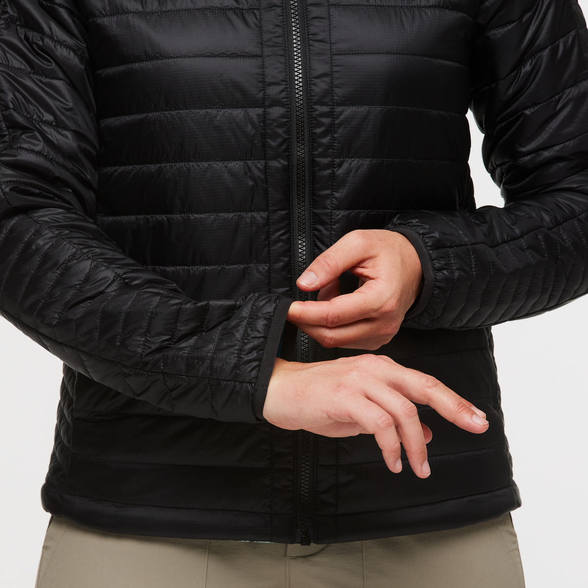 Capa Insulated Hooded Jacket - Women's, Cotopaxi Black, Model Aya