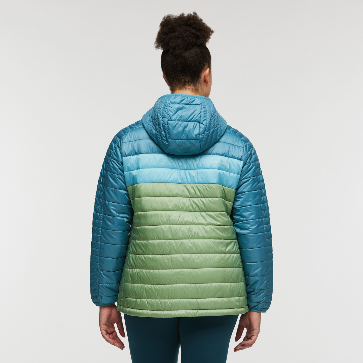 Capa Insulated Hooded Jacket - Women's, Drizzle/Aspen, Model Brianna