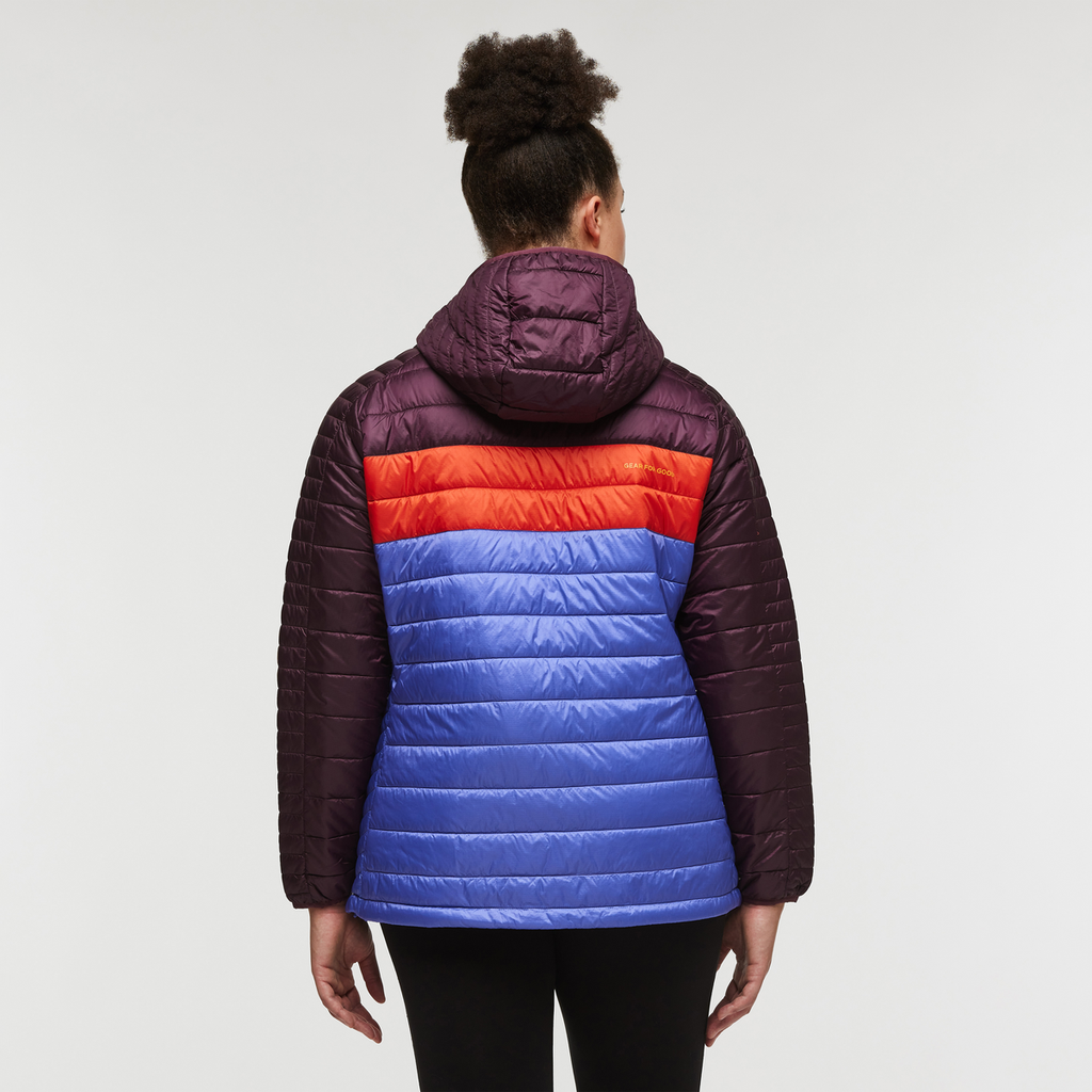 Capa Insulated Hooded Jacket - Women's, Wine/Amethyst, Model Brianna