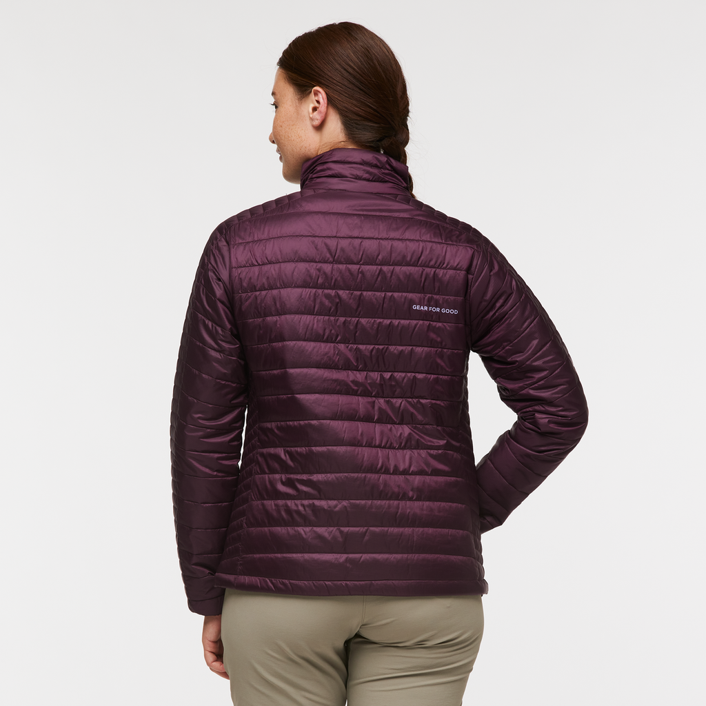 Capa Insulated Jacket - Women's, Cotopaxi Wine, Model Aya
