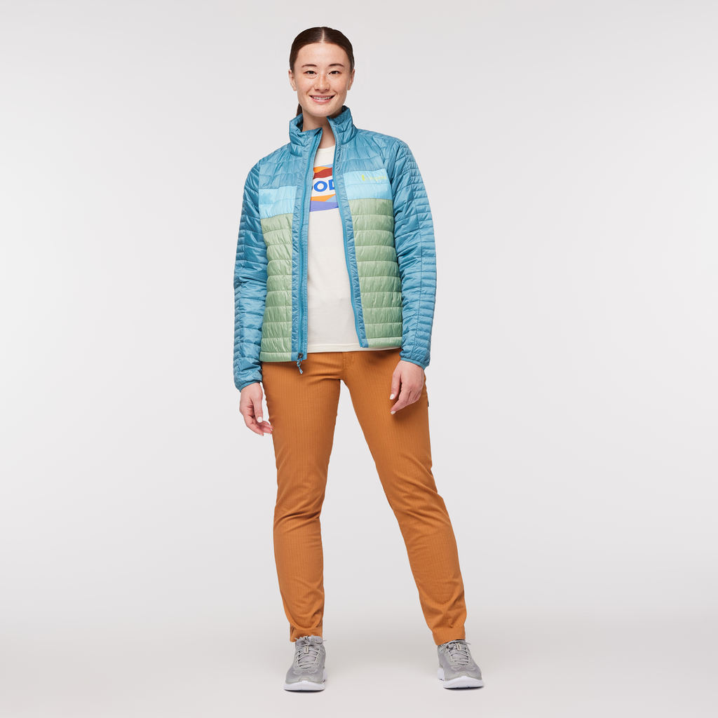Capa Insulated Jacket - Women's, Drizzle/Aspen, Model Aya