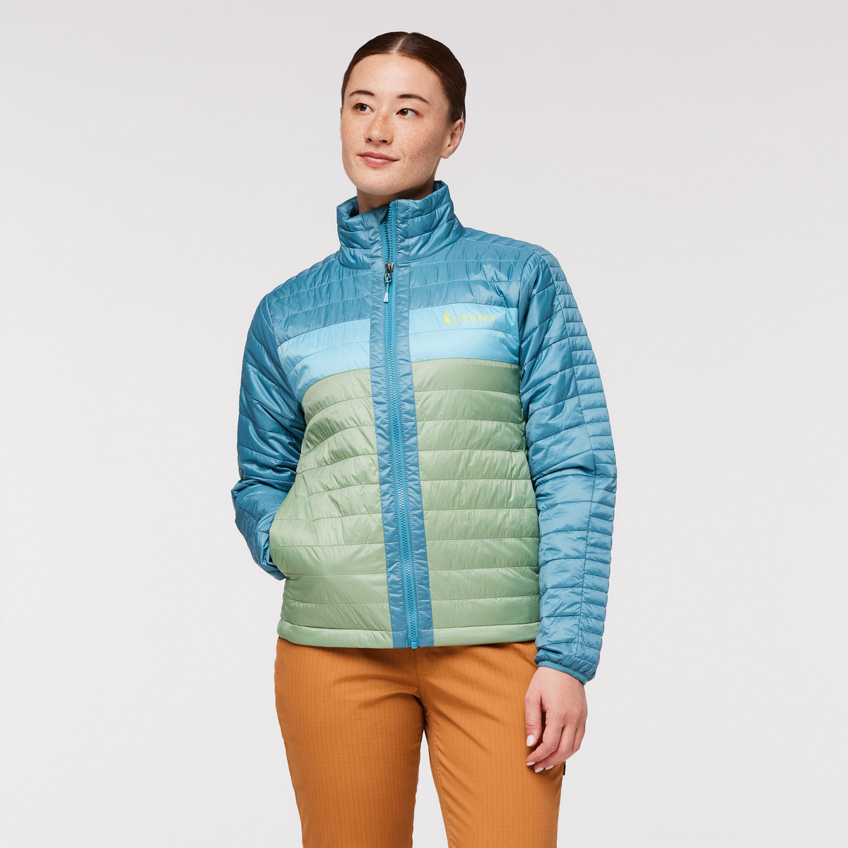Capa Insulated Jacket - Women's, Drizzle/Aspen, Model Aya