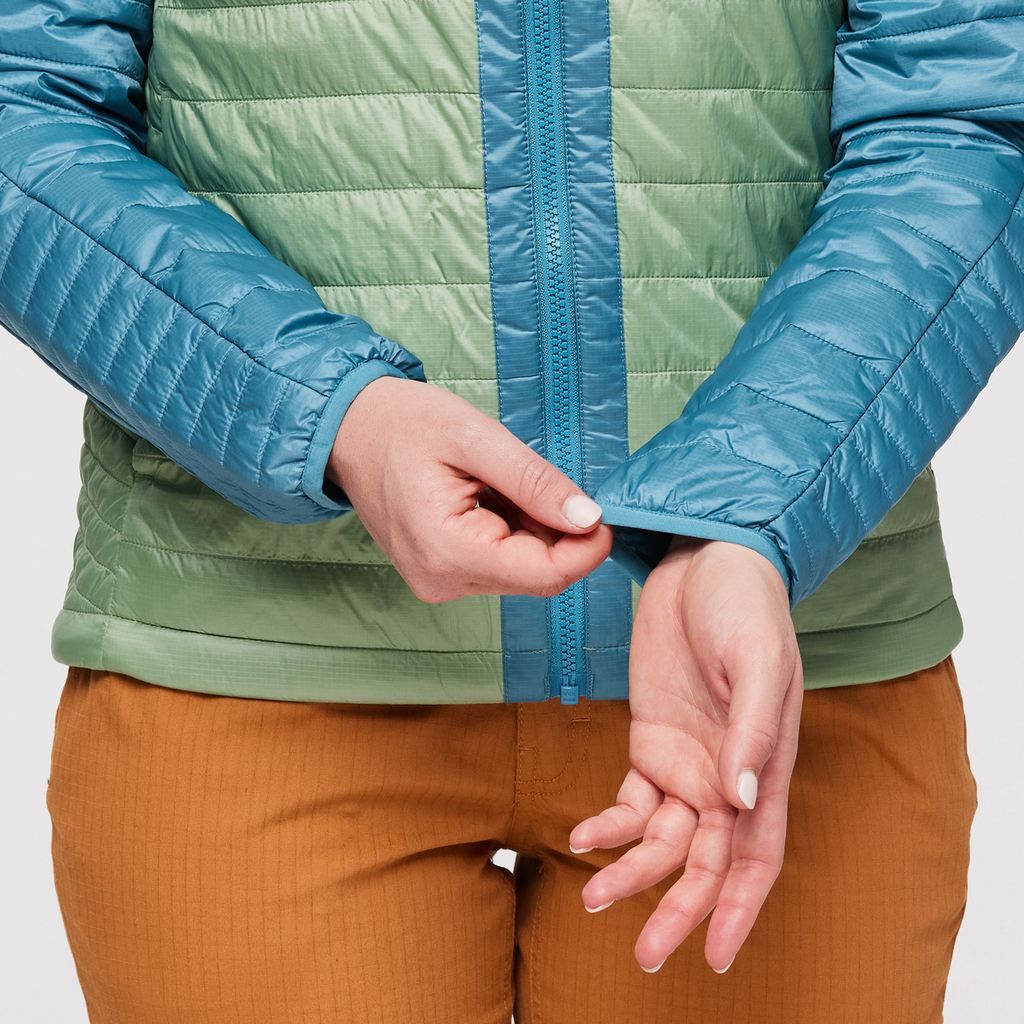 Capa Insulated Jacket - Women's, Drizzle/Aspen, Model Aya