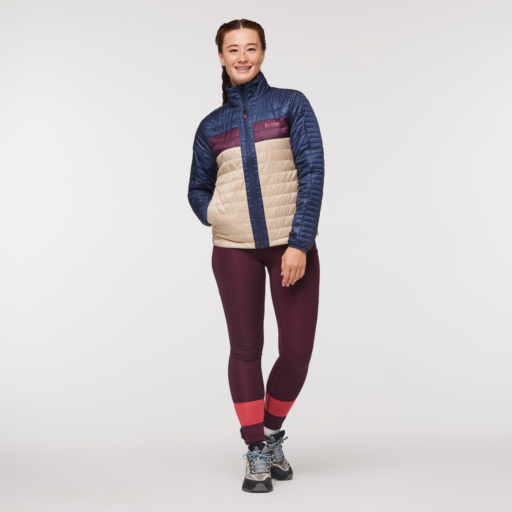 Capa Insulated Jacket - Women's, Ink/Oatmeal, Model Aya