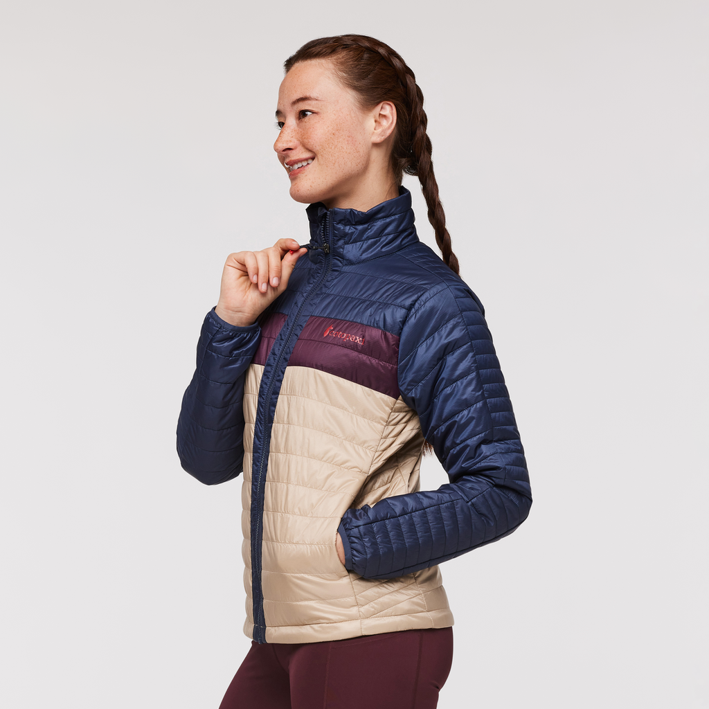 Capa Insulated Jacket - Women's, Ink/Oatmeal, Model Aya