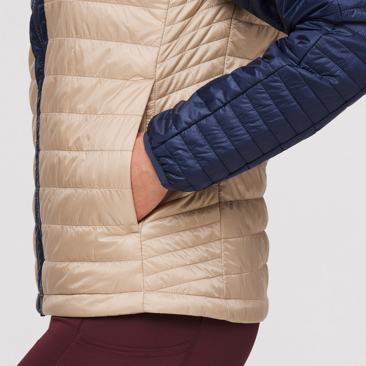 Capa Insulated Jacket - Women's, Ink/Oatmeal, Model Aya