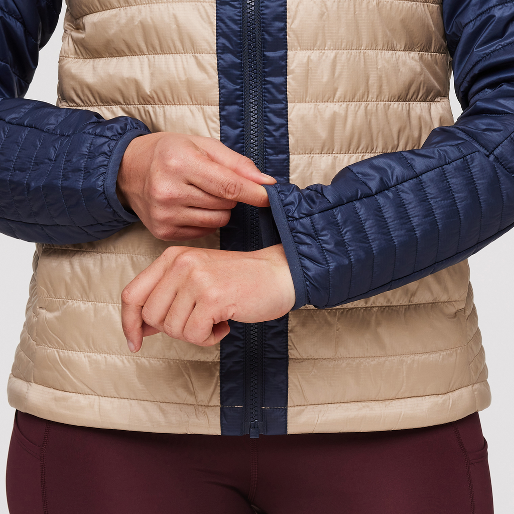 Capa Insulated Jacket - Women's, Ink/Oatmeal, Model Aya
